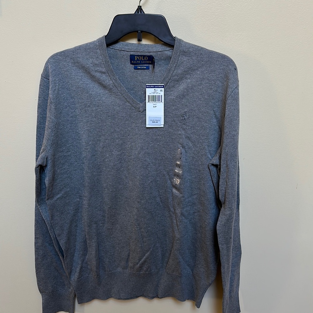 Gray Polo sweater